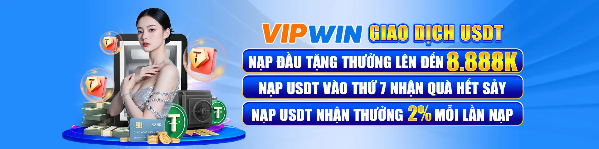 Hình ảnh banner chính hiển thị quy trình giao dịch gửi và rút tiền tại CT88 Win, thể hiện sự an toàn và tốc độ